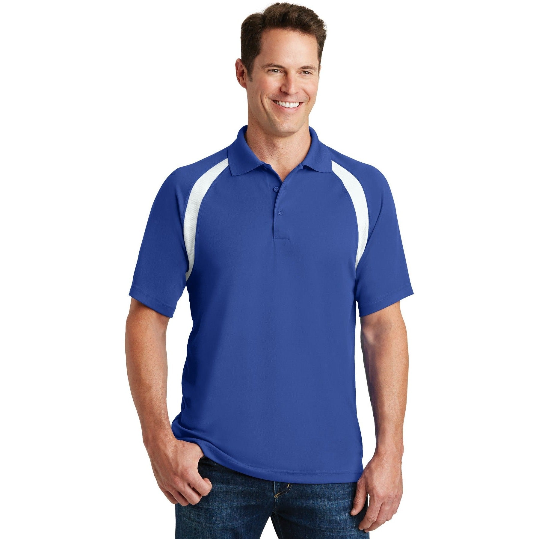 Sport-Tek-Sport-Tek® Dry Zone® Colorblock Raglan Polo. T476-MedTech-6